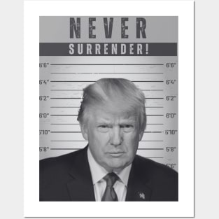 Trump mugshot not guilty Posters and Art